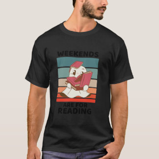 Camiseta Vintage Cute Ghost Lover Weekends Para Libros Lo