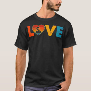 Camiseta Vintage Cute Love Snake Lover Animales Valentines