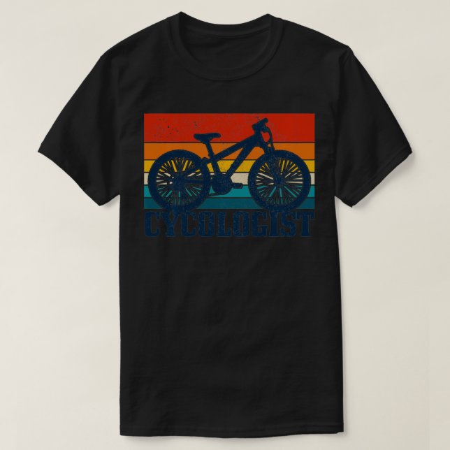 Camiseta Vintage Cycologist Mountain Bike MTB Cyclny Funny (Diseño del anverso)
