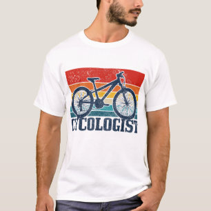 Camiseta Vintage Cycologist Mountain Bike MTB Cyclny Funny
