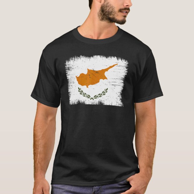 Camiseta Vintage Cyprus Flag Day Independence (Anverso)