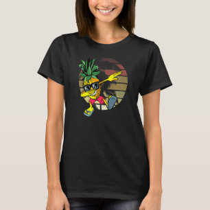 Camiseta Vintage Dabbing Pineapple Gafas de sol Funny Pinea