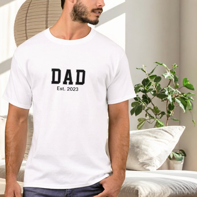 Camiseta Vintage Dad Established Gift (Subido por el creador)