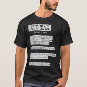 Camiseta Vintage Dad Tax Definition Men's Day 9