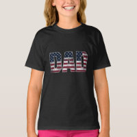 Vintage Dad Usa Flag, el Día del Padre Americano