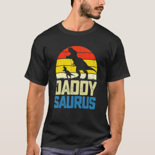 Camiseta Vintage Daddysaurus Fathers Day Rex Daddy Saurus M