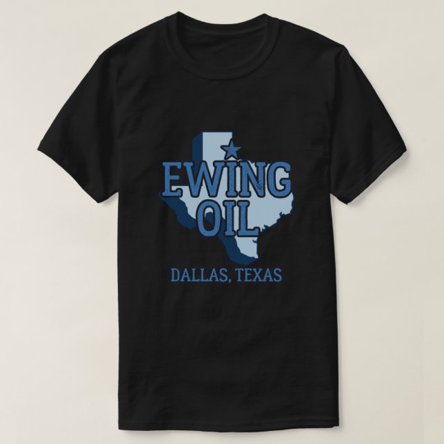 Camiseta Vintage Dallas Texas Ewing Oil  (Diseño del anverso)