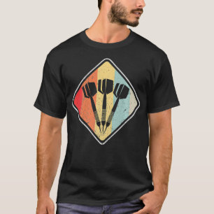 Camiseta Vintage Dart Arrows Gire Dart Player Premium