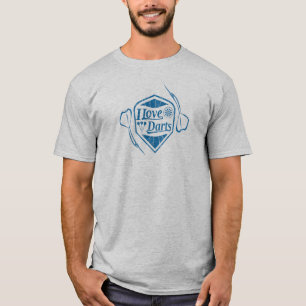 Camiseta Vintage Darts Apparel me encanta Darts Blue