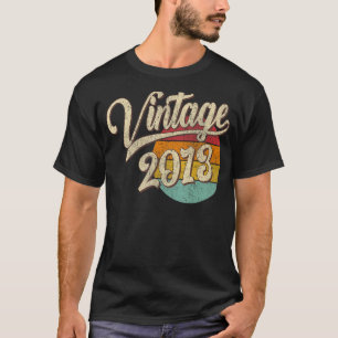 Camiseta Vintage de 10 años 2013 10º cumpleaños