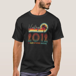 Camiseta Vintage de 11 años 2012 11º cumpleaños hecho en 20