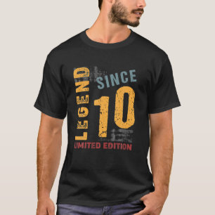 Camiseta Vintage De 12 Años 2010 Decoración De 12 Años