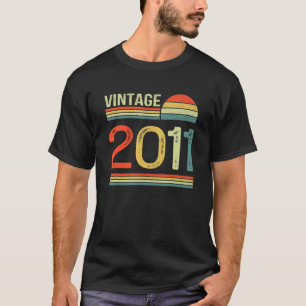 Camiseta Vintage de 12 años 2011 hecho en 2011 12º nacimien
