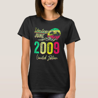 Camiseta Vintage de 13 años junio 2009 13º cumpleaños