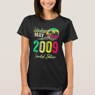 Camiseta Vintage de 13 años Mayo 2009 13º cumpleaños