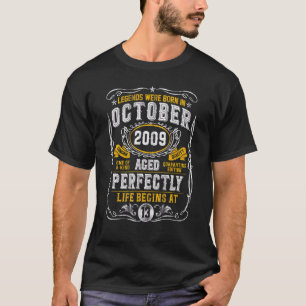 Camiseta Vintage de 13 años octubre 2009 Leyenda 13 Bir
