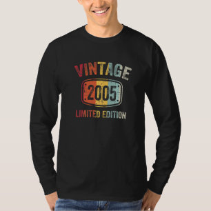 Camiseta Vintage de 17 años 2005 17º cumpleaños