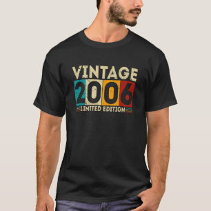 Camiseta Vintage de 17 años 2006 17º cumpleaños