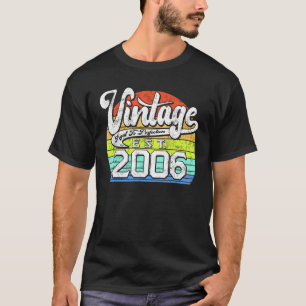 Camiseta Vintage de 17 años 2006 17º cumpleaños 1