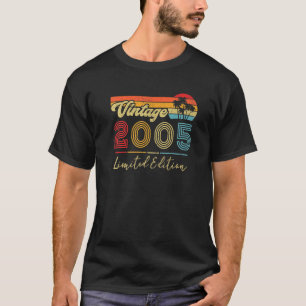 Camiseta Vintage de 18 años 2005 18º cumpleaños