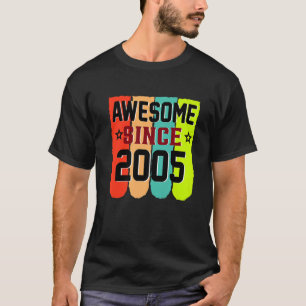 Camiseta Vintage de 18 años 2005 18º cumpleaños
