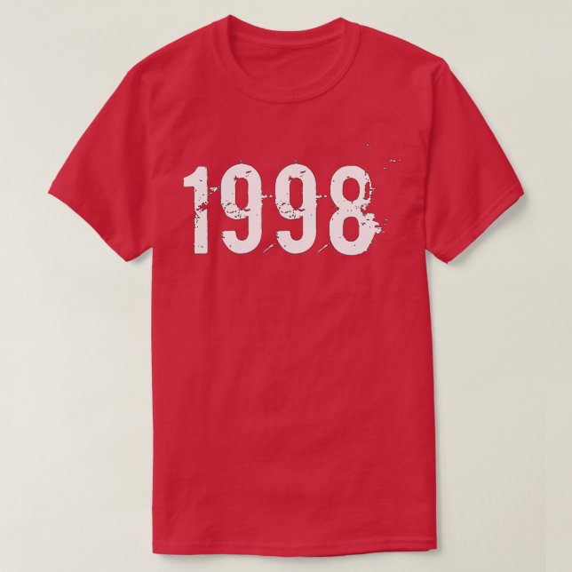 Camiseta Vintage de 1998 (Diseño del anverso)