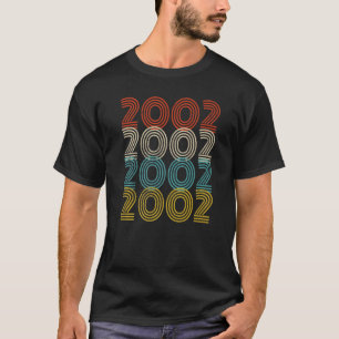 Camiseta Vintage de 20 años 2002 20º cumpleaños