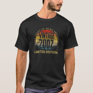 Camiseta Vintage de 20 años 2002 20º cumpleaños 2