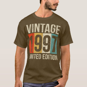Camiseta Vintage de 25 años 1997 Edición limitada 25th Bir