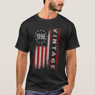 Camiseta Vintage de 26 años de edad Bandera estadounidense