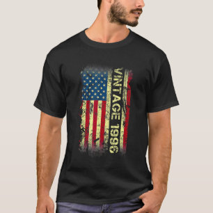 Camiseta Vintage de 26 años de edad Bandera estadounidense