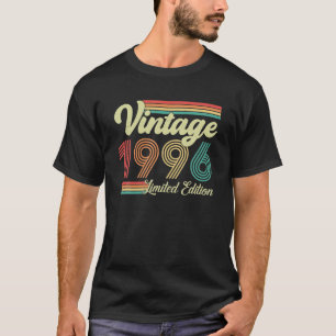 Camiseta Vintage De 27 Años Nacido En 1996 27