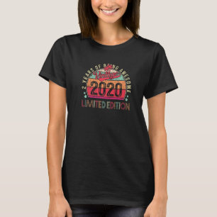 Camiseta Vintage de 2 años 2020 Niño Chica de 2º cumpleaños
