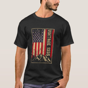 Camiseta Vintage de 30 años de edad Bandera estadounidense