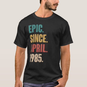 Camiseta Vintage de 38 años 1985 Cumpleaños 38 Decoración