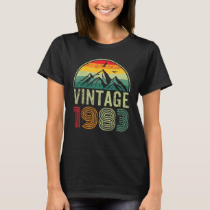 Camiseta Vintage de 39 años 1983 39º cumpleaños 1