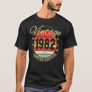 Camiseta Vintage de 40 años 1982 40º cumpleaños 36