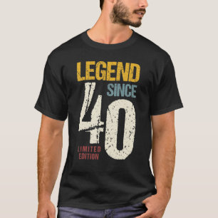 Camiseta Vintage de 40 años 1982 Decoración de 40 años