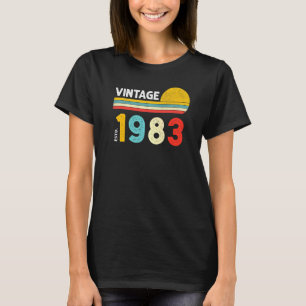 Camiseta Vintage de 40 años 1983 40º cumpleaños 13