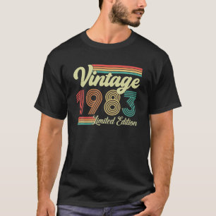 Camiseta Vintage De 40 Años Nacido En 1983 40