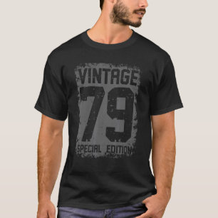 Camiseta Vintage de 43 años 1979 43ª decoración de cumpleañ