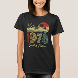 Camiseta Vintage de 45 años 1978 45º cumpleaños 1