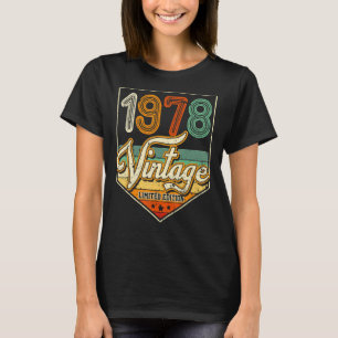 Camiseta Vintage de 45 años 1978 edición limitada 45th Bir