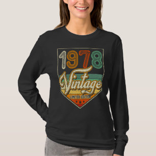 Camiseta Vintage de 45 años 1978 edición limitada 45th Bir