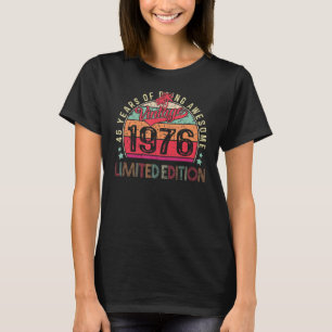 Camiseta Vintage de 46 años 1976 46º cumpleaños