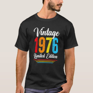 Camiseta Vintage de 46 años 1976 46º cumpleaños