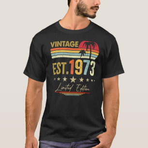 Camiseta Vintage de 50 años 1973 50º cumpleaños 15