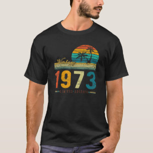 Camiseta Vintage De 50 Años De 1973 Hecho En 1973 50º Nacim