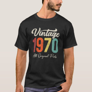 Camiseta Vintage de 53 años 1970 53ª decoración de cumpleañ