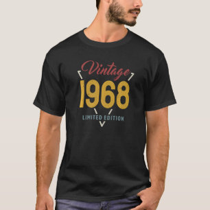 Camiseta Vintage de 54 años 1968 Decoración de 54º cumpleañ